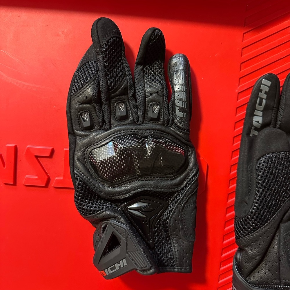 Black Men's Motorcycle Gloves